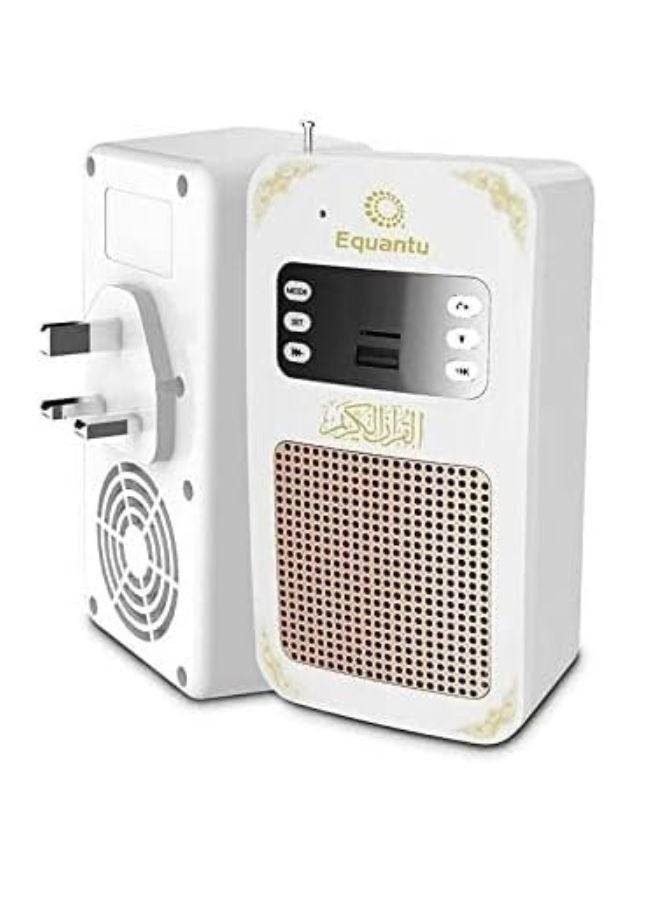 إيكوانتو مكبر صوت لاسلكي محمول للقرآن الكريم مزود بإضاءة LED ومقبس حائط ومكبر صوت للقرآن الكريم مع ترجمة وجهاز تحكم عن بعد يعمل بالبلوتوث ومشغل قرآن وراديو يدعم USB ومكبر صوت للقرآن الكريم للمنزل والمدرسة والمستشفيات والمساجد - Image 2