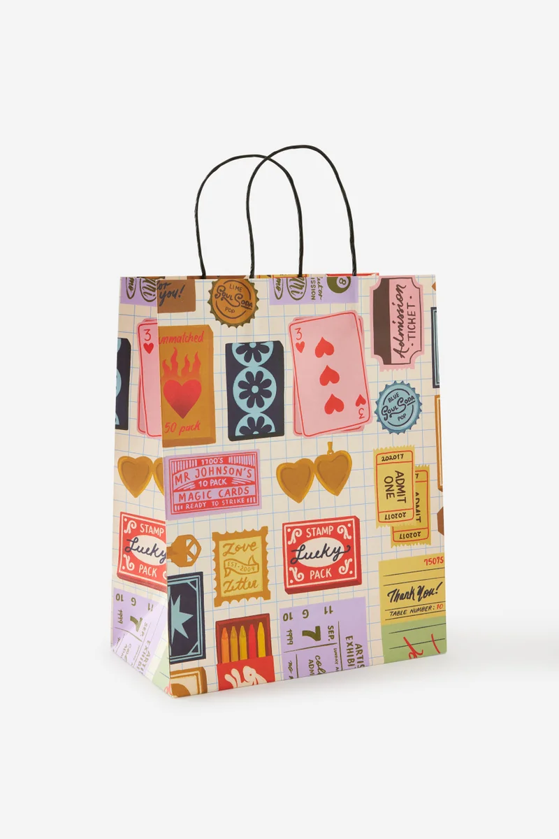 Typo Gift Bag Medium