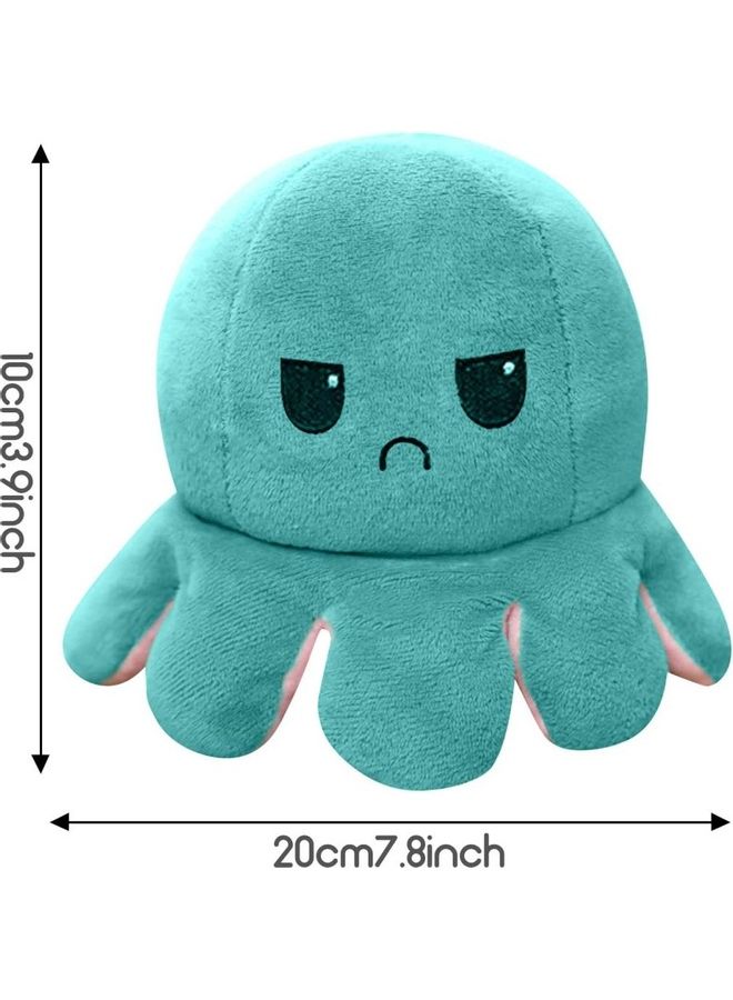 20cm Cute Cartoon Octopus Doll with Reversible Double-Sided Design - Image 2