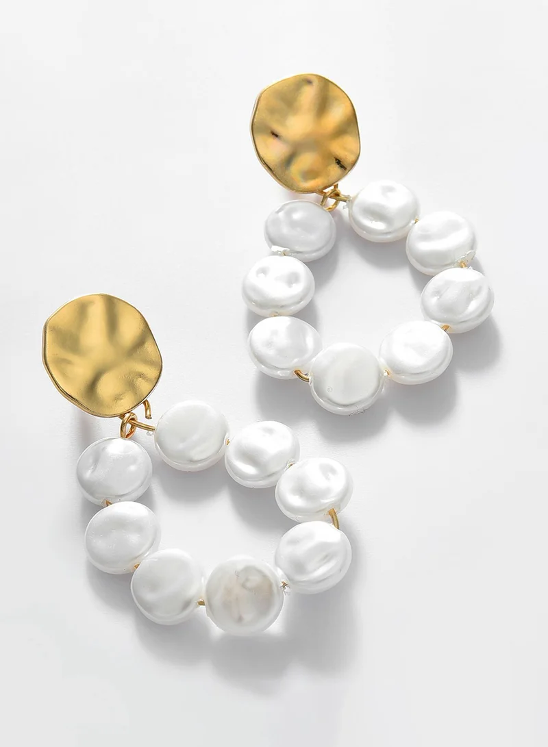 SOHI Pearls Contemporary Artificial Drop Earring Jewellery