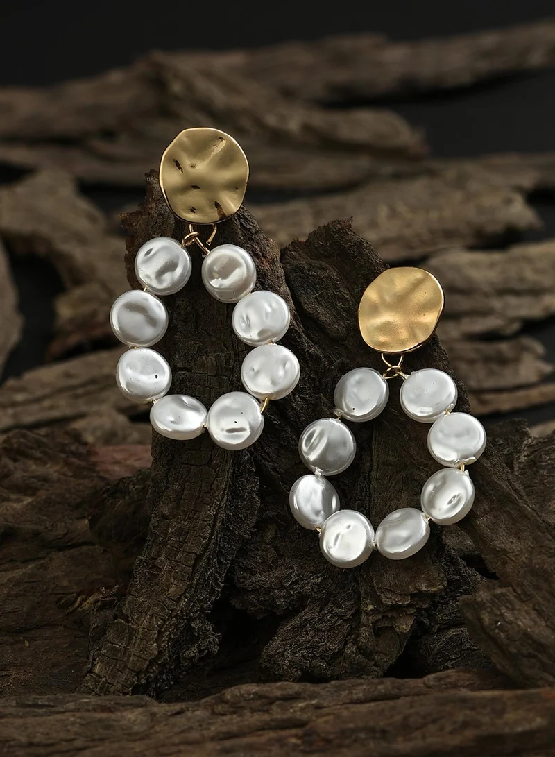 SOHI Pearls Contemporary Artificial Drop Earring Jewellery