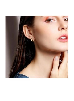 Fayrouz Jewellery Fayrouz Hoop Earrings for Women, 18K Gold Plated Hoop Earrings, 2 Pairs of Lightweight Hypoallergenic Earrings for Girls  - Image 5