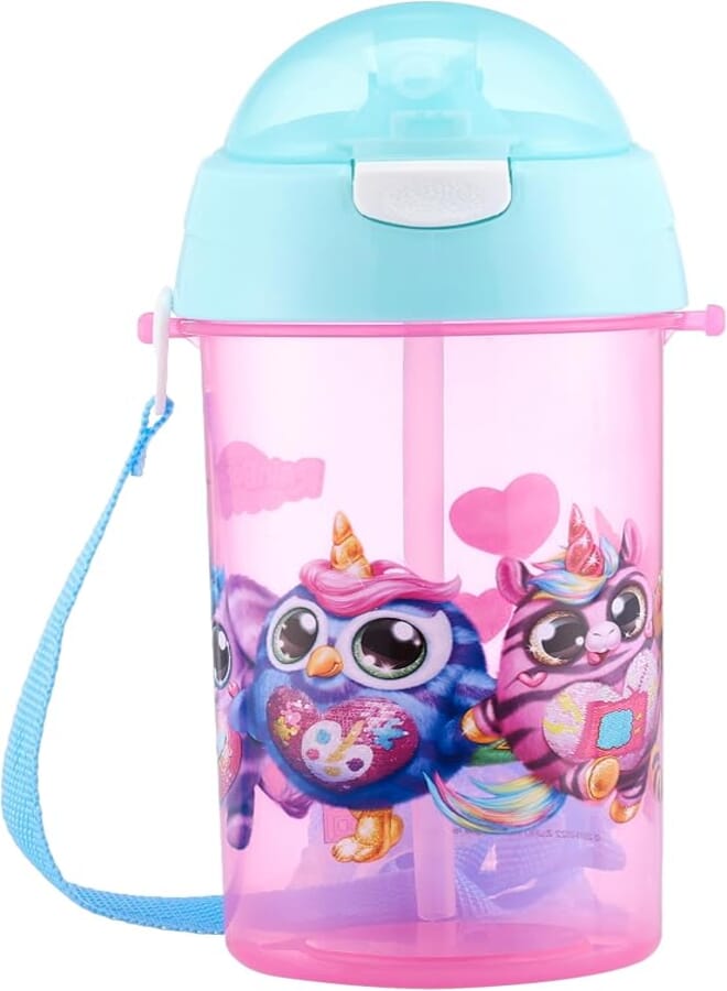 Rainbocorns Pop Up Canteen Water Bottle, 500 ml Capacity