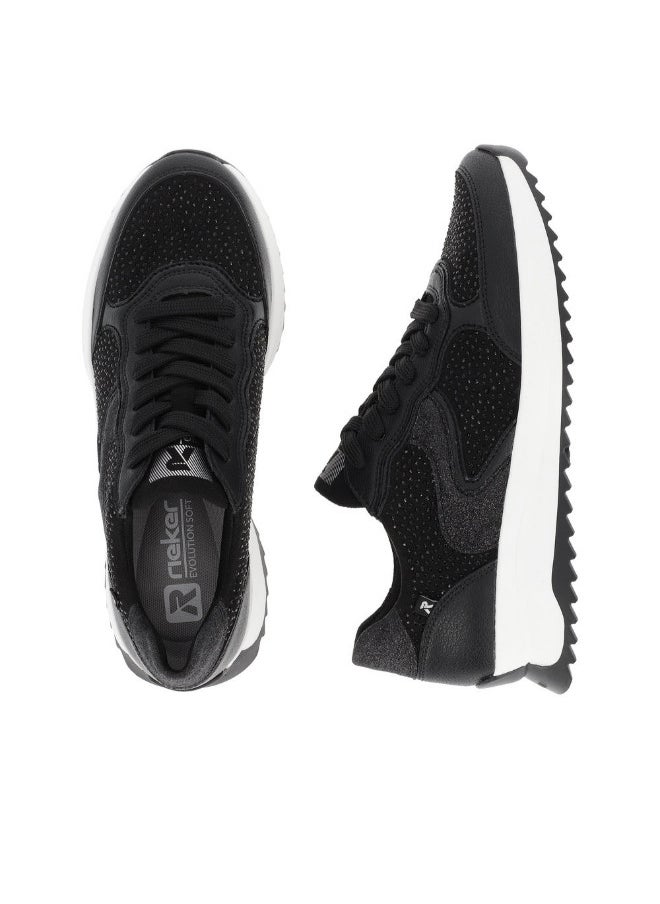 rieker - 116-1164 Rieker Ladies Casual Shoes Evolution W1304-00 Black - Image 1
