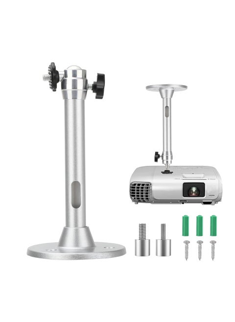 LINK STYLE Projector Wall and Ceiling Mount, Universal Wall Mount for Small Projectors with 360° and 90° Rotation