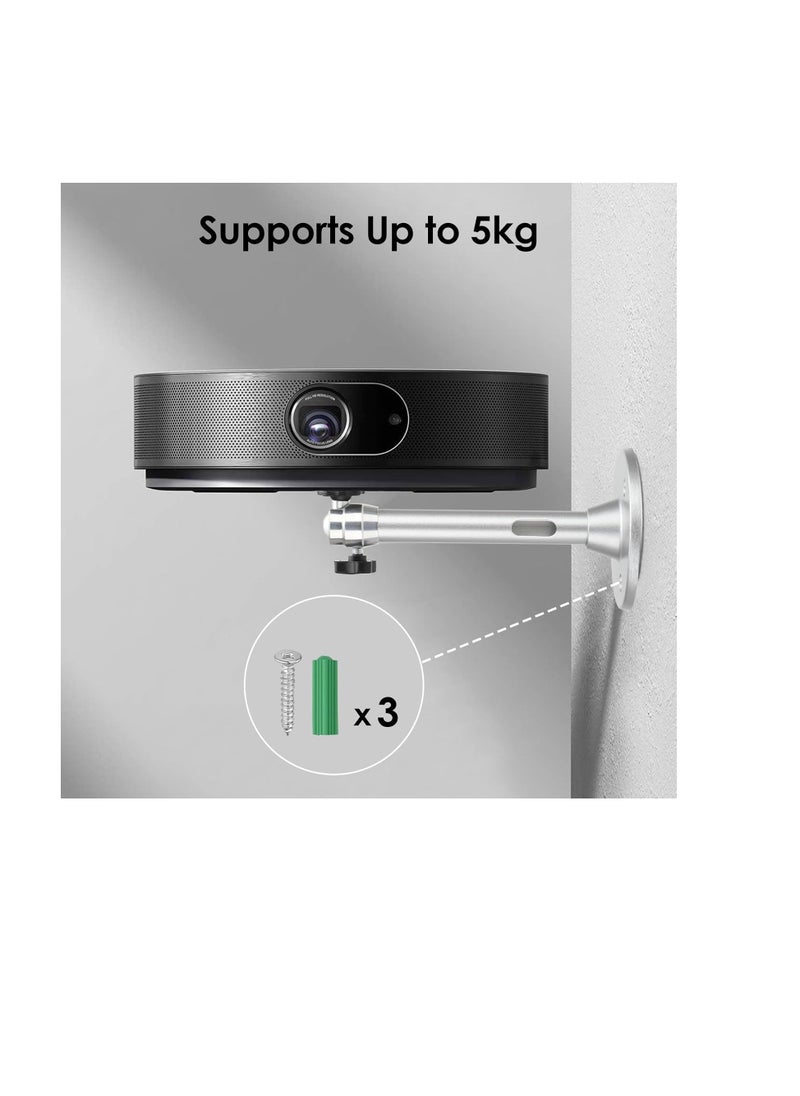 LINK STYLE Projector Wall and Ceiling Mount, Universal Wall Mount for Small Projectors with 360° and 90° Rotation
