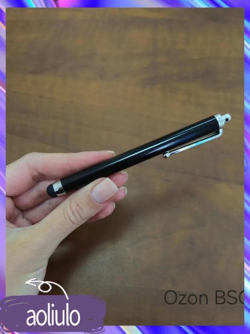 Capacitive Stylus Pen - Aluminum Metal Construction For Durability, Sleek Black Design, Capacitive Touch Screen Compatible Stylus For Mobile Phones, Tablets - Image 4