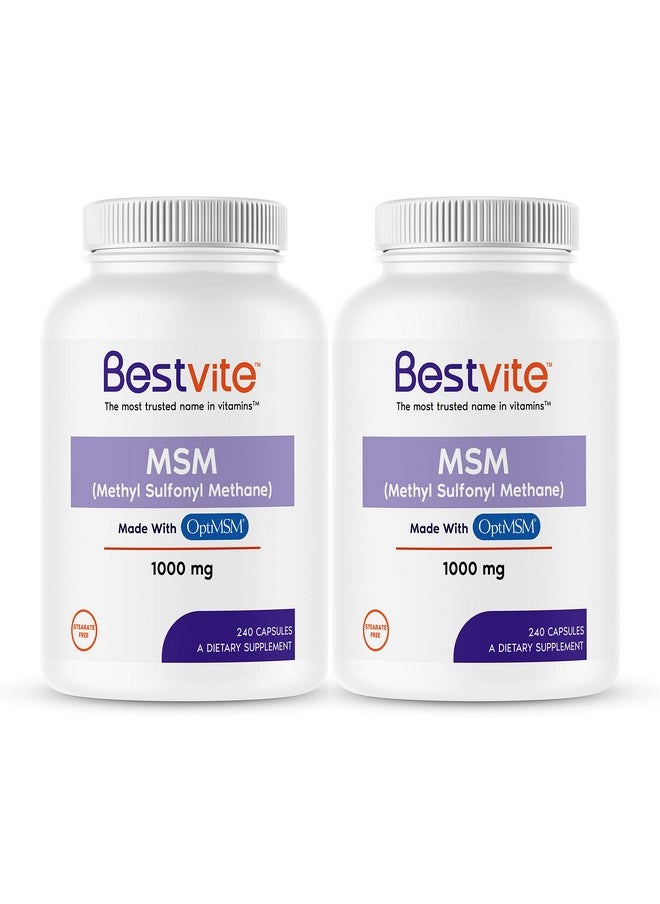 Msm 1000Mg Made With Optimsm (480 Capsules) (240 X 2) No Stearates Gmo Free Gluten Free Joint Support - pzsku/Z1D15ED7FDFA681C83E5FZ/45/_/1695134335/9578a571-dd5b-4b72-80e3-97df781378cb