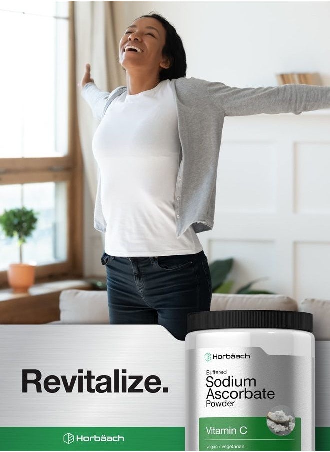 Horbäach - Buffered Sodium Ascorbate Vitamin C Powder | 16 oz | Vegan, Non-GMO, and Gluten Free Supplement | by Horbaach - Image 1