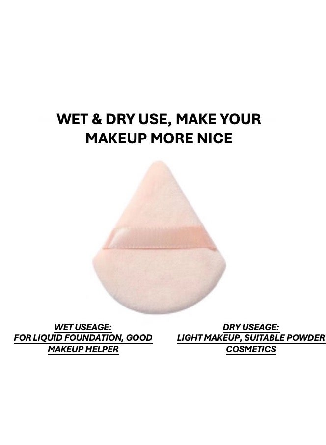 Generic 2 PCS Powder Puffs  Washable Reusable Soft Plush Powder Makeup Sponge  - Image 3