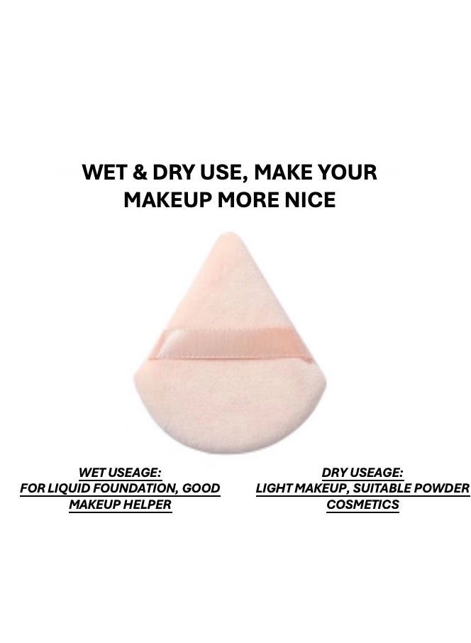 2 قطع من اسفنجات البودرة القابلة للغسل وإعادة الاستخدام ناعمة وفاخرة لمستحضرات التجميل البودرة - Image 2
