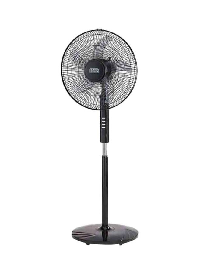 BLACK+DECKER 3-Speeds Pedestal Fan 60W 60 W FS1620-B5 Black/Silver - Image 1