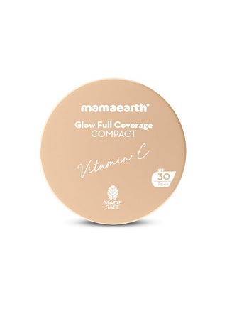 Glow Full Coverage Compact For All Skin Types Spf 30 For Up To 3X Instant Glow-9 G Even Toned Complexion Mattifying Up To 16-Hour Oil Control & Sweat-Resistant (Creme Glow),Cream - pzsku/Z1D160483BADC5536390EZ/45/_/1735566904/32e7f2a4-124e-4b95-bf94-22238041ac39