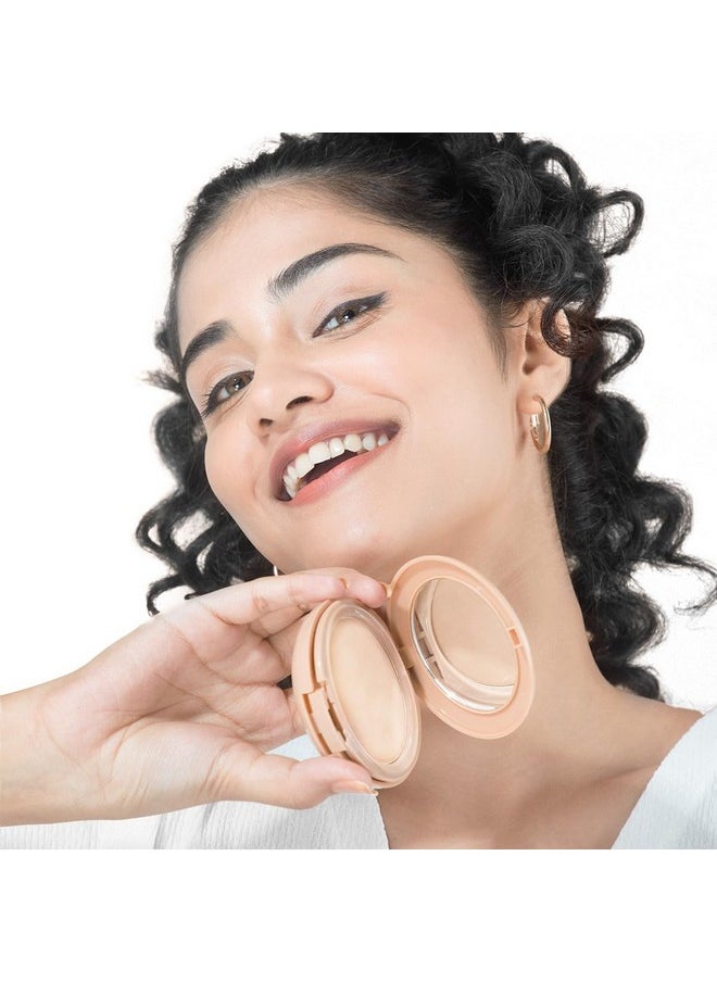 Glow Full Coverage Compact For All Skin Types Spf 30 For Up To 3X Instant Glow-9 G Even Toned Complexion Mattifying Up To 16-Hour Oil Control & Sweat-Resistant (Creme Glow),Cream