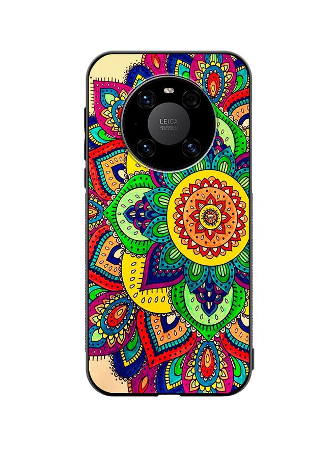 VR CREATIVE Protective Case Cover For Huawei Mate 40 Mandala Design Multicolour - Image 1