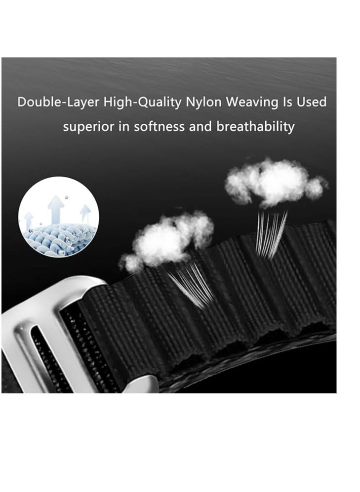 Next Store Braided Watch Band Compatible with Xiaomi Mi band 8/9, Stretchy Nylon Strap, Stylish and Comfortable Design, Perfect for Sports and Daily Use. - Image 4