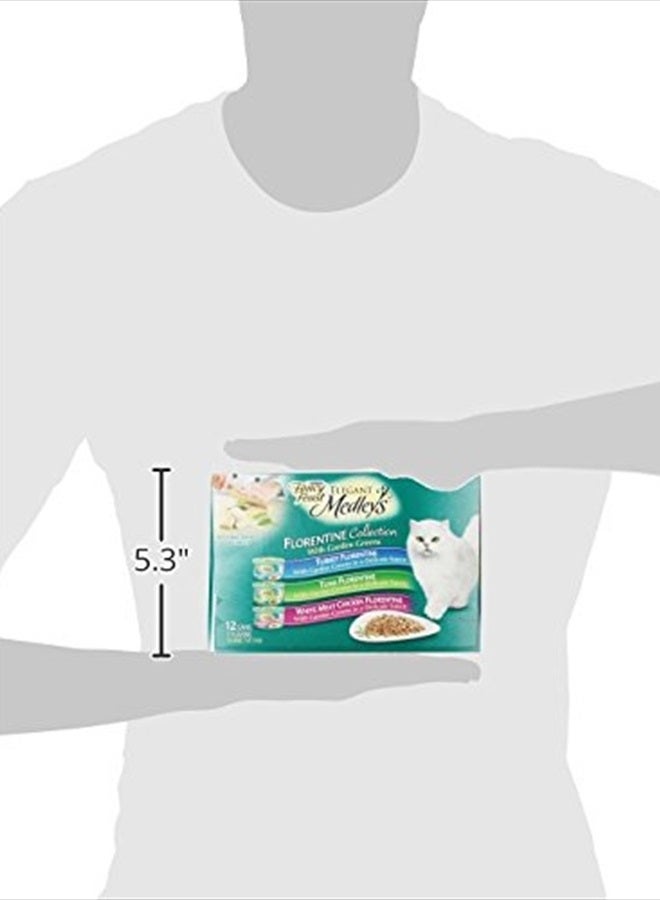 Fancy Feast Medleys Wet Cat Food Variety Pack, Florentine Collection, (12) 3 Oz Cans - Image 3
