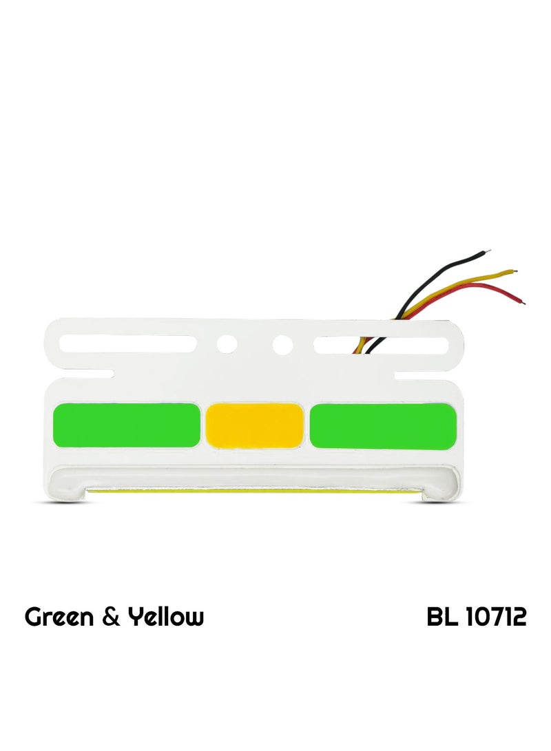 Loquat Green u0026 Yellow - LED Marker Light BL 10712 - Universal Vehicle Light, Dual-Color Vehicle Light, Durable Signal Lamp - Image 1