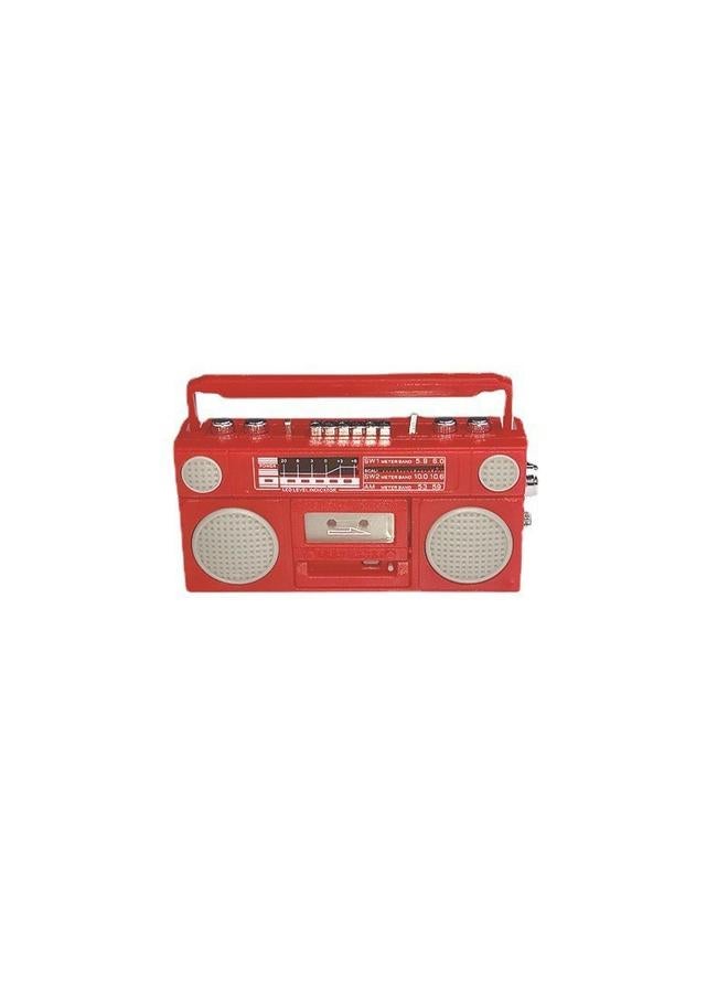 Bluejw 1:12 Doll House Retro Nostalgic Classical Radio Miniature Simulation Radio Model Toy Mini Radio - Image 1