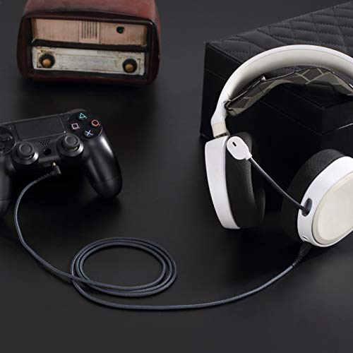 ABLET Audio Replacement Headphone Cable - Compatible with SteelSeries Arctis 3, 5, 7, Arctis Pro Wireless, Arctis Pro Gaming Headsets and PS4 Xbox One(130CM) - Image 2