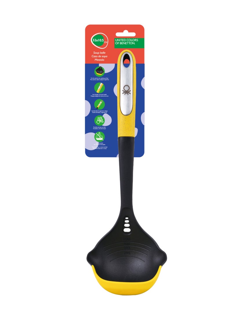 UNITED COLORS OF BENETTON NYLON SOUP LADLE 32CM, MULTICOLORED, BE0738 - Image 2