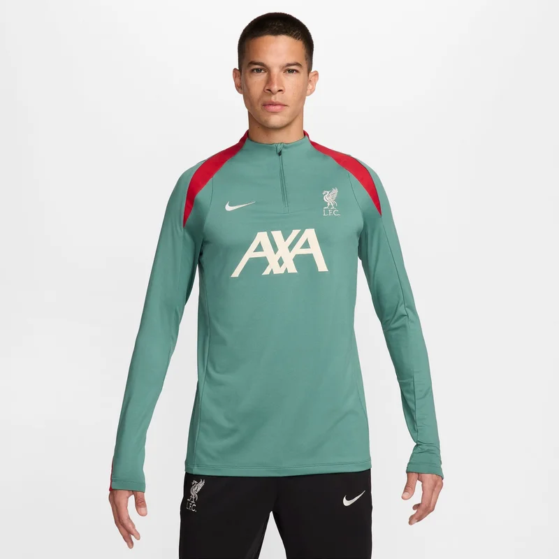 Nike Green Men's Liverpool Dri-FIT Strike Drill Football Top for Men | Best Price UAE