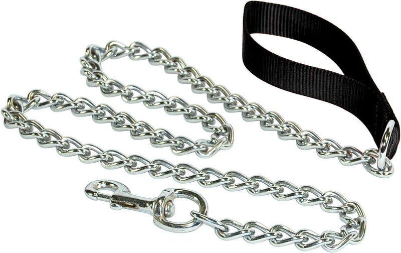 Hamilton 4' Extra Heavy Chain Dog Lead with Black Nylon Handle - Image 4