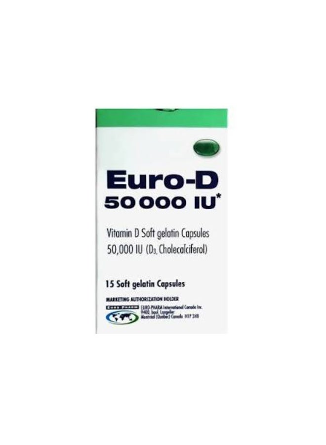 Euro-D 50000 IU Capsules 15s