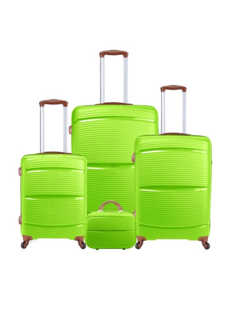 Solo Feah Solo Abs 3 Piece Luggage Set With Ample Storage