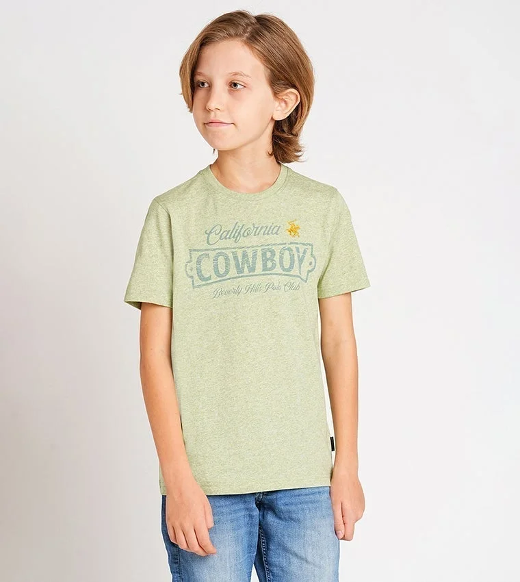 Typography Printed  Casual T-shirt