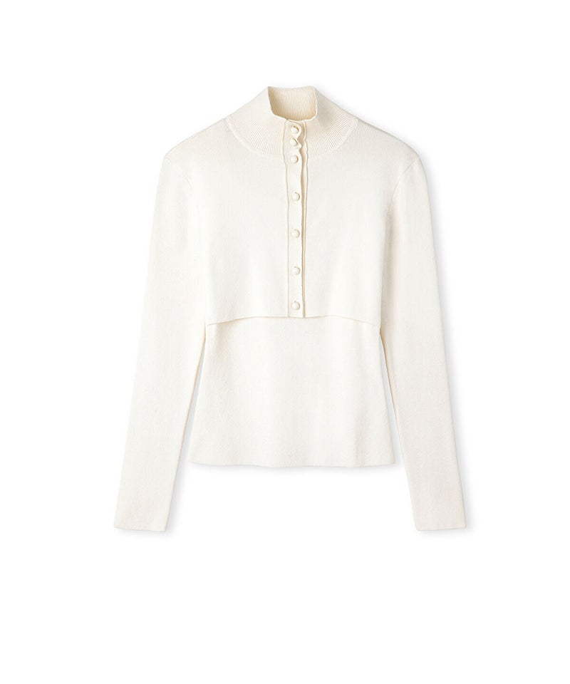 Ipekyol Layered-Effect Knit Top - Image 5