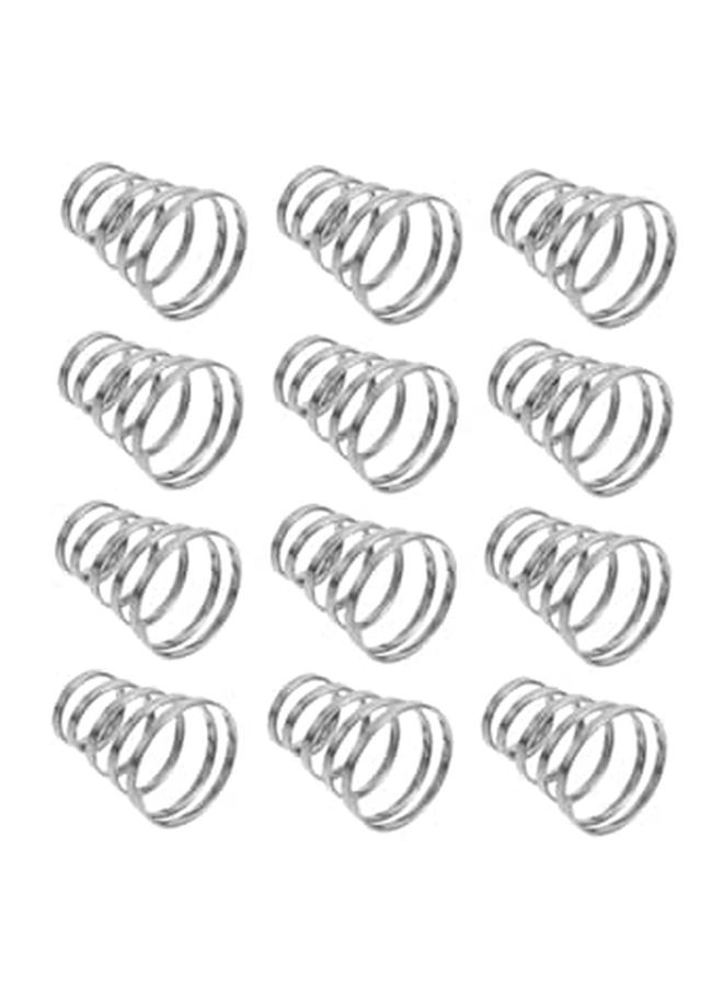 Stainless Steel Bike Skewer Springs 12pcs Hub Replacement for Mountain Road Bikes - Image 1