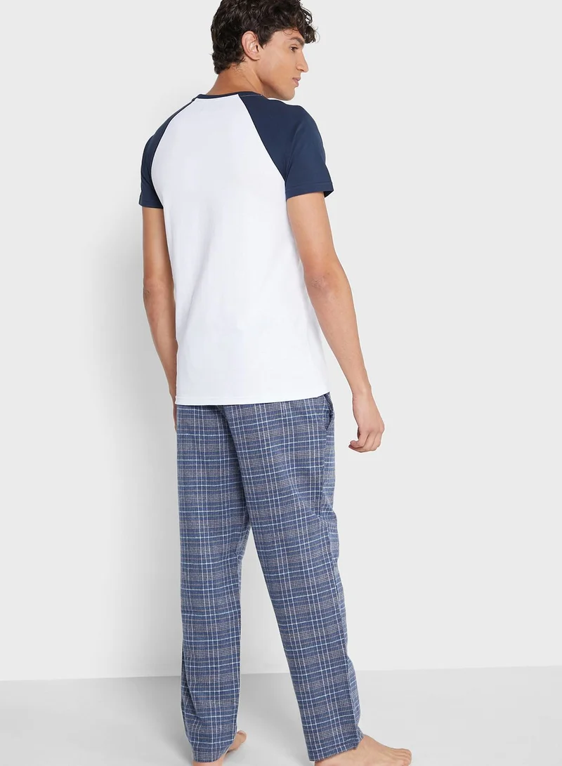 BURTON Checked Pyjama Set