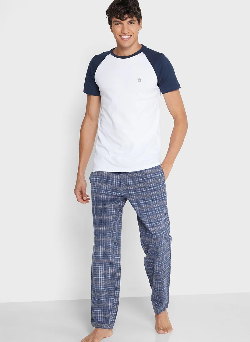 BURTON Checked Pyjama Set