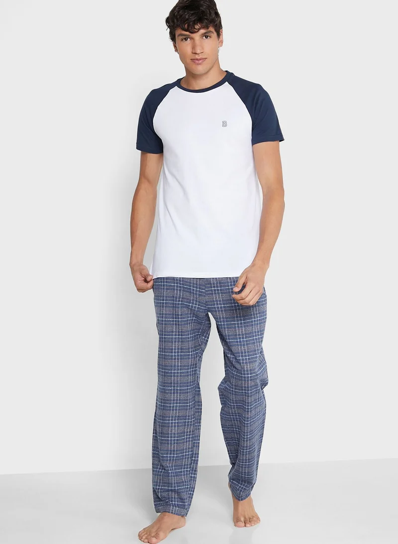 BURTON Checked Pyjama Set
