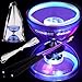 Simgoing Chinese Yoyo Diabolo Set Includes Colorful LED Diabolo Light up with 2 Pieces Sticks 1 Piece String 1 Net Bag for FunPurple - Image 2