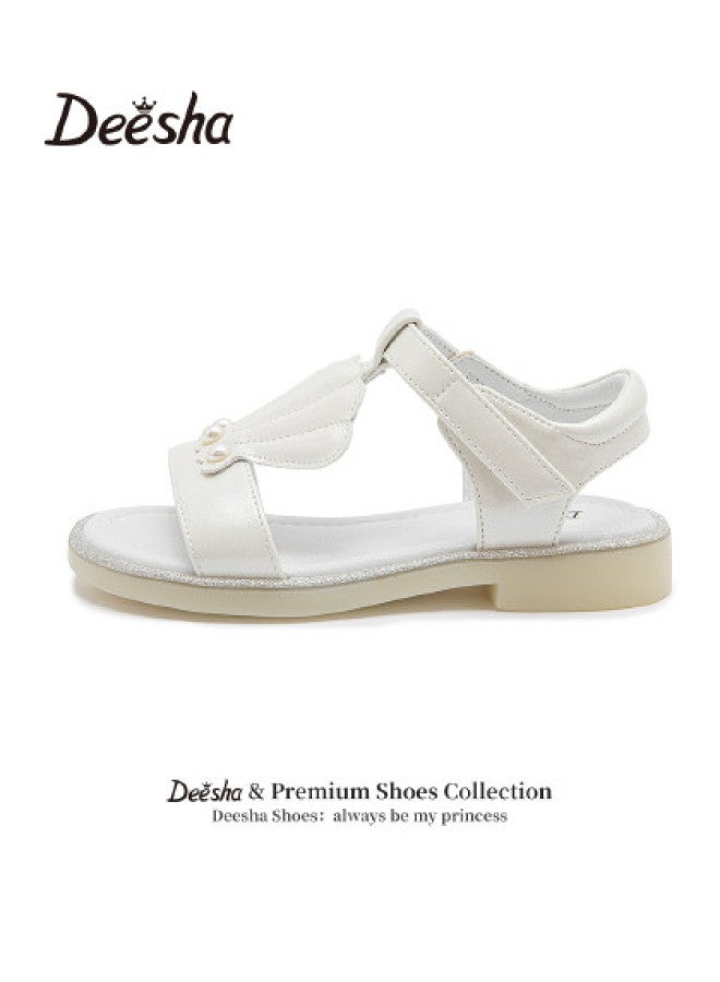 DEESHA Lightweight And Breathable】girls' Sandals 25 Summer, Versatile Sweet Fashion Princess Sandals - Image 1