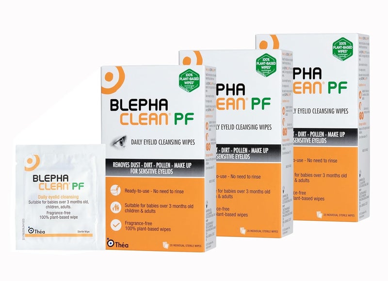 60 Sterile Eyelid Wipes For Blepharitis Freepost