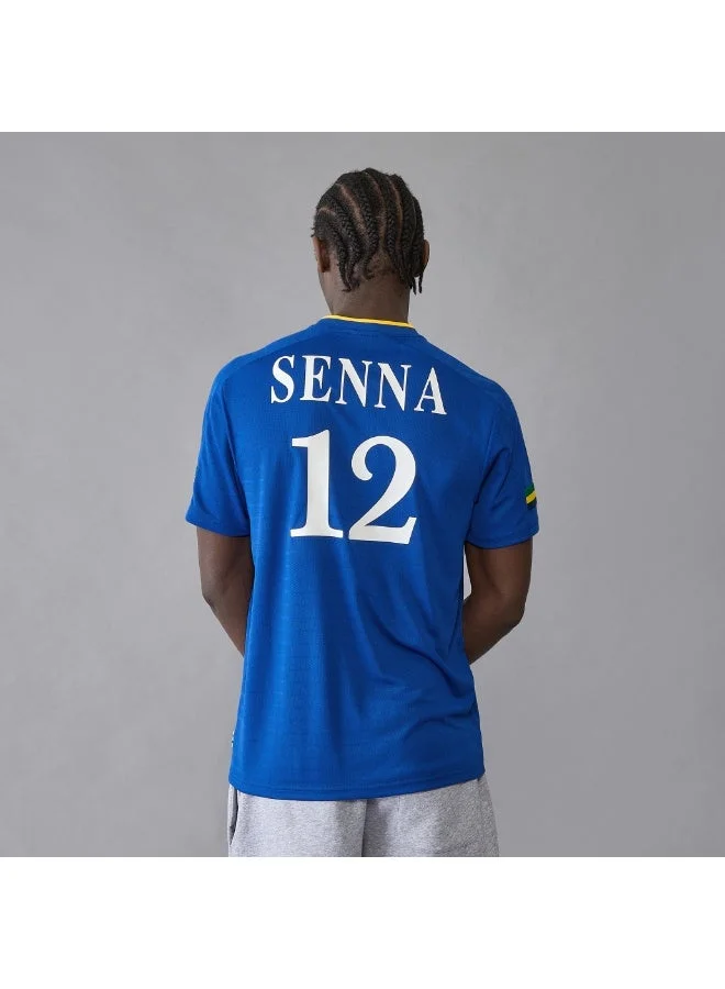 Ayrton Senna  AS FW MENS STRIPE SPORTS TEE for Men | Best Price UAE