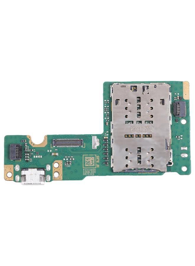 erorex For Lenovo Tab M10 HD TB-X505 Original Charging Port Board With SIM Card Holder Socket - Image 1
