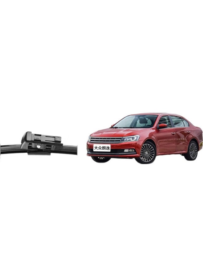 YITU Volkswagen Lavida Dedicated Frameless Wiper Blades, New Lavida Wipers, Lavida [2013-2017 Models] Wipers, 2015 Original Size Wiper Blades (1 Pair), A-Grade Rubber Strip - Image 2