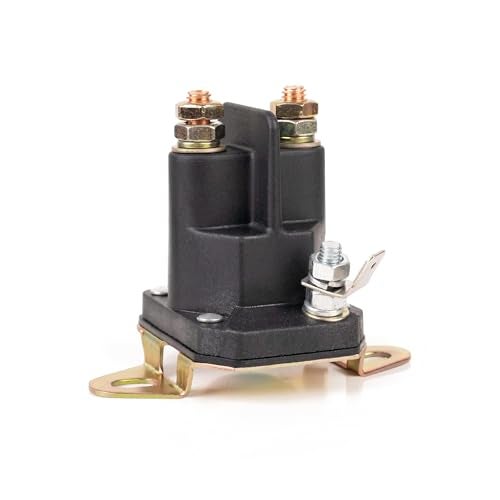 Canamax 435097 Starter Solenoid 12V Compatible with Murray 7701100MA 1002004MA 24285 424285 Toro 111674 61204300500 53490009 Husqvarna 539101714 MTD 7250530 7250771 Trombetta John Deere 30577 - Image 1