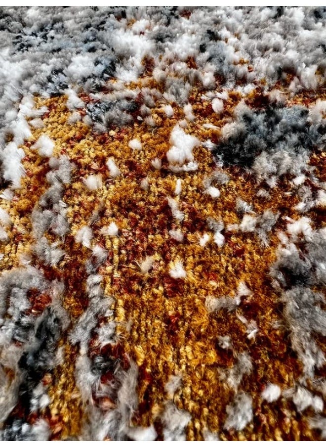 HANDPICKED FURNITURE Abstract Multicolour Rectangular Carpet Ultra Soft Area Carpets For Bed Room Living Room And Dining room Anti-slip Floor Carpets Easy to Clean Made In Turkey  - Image 5