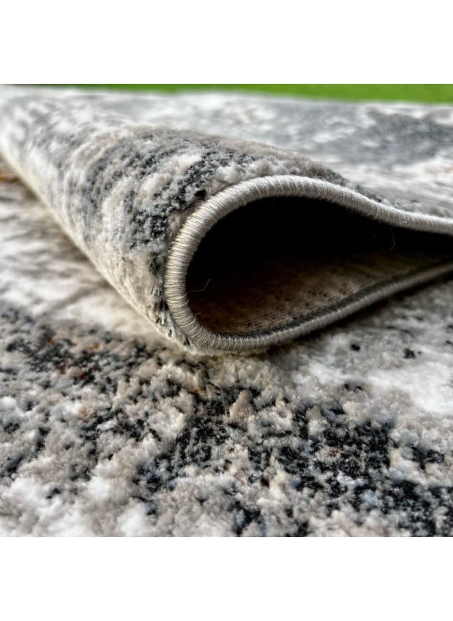 HANDPICKED FURNITURE Abstract Multicolour Rectangular Carpet Ultra Soft Area Carpets For Bed Room Living Room And Dining room Anti-slip Floor Carpets Easy to Clean Made In Turkey  - Image 2