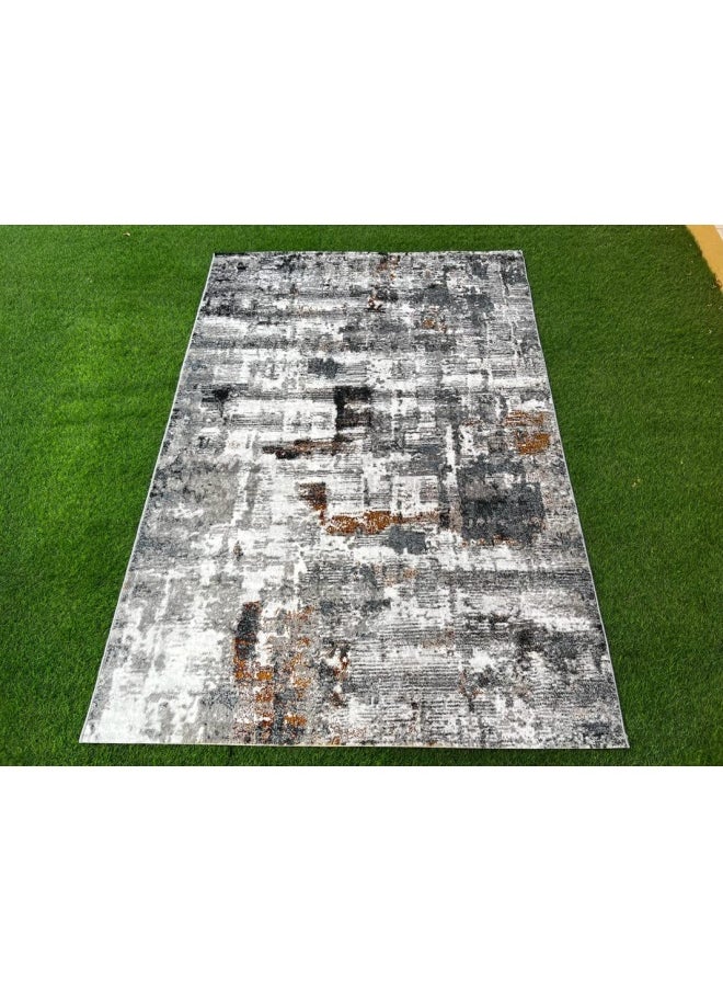 HANDPICKED FURNITURE Abstract Multicolour Rectangular Carpet Ultra Soft Area Carpets For Bed Room Living Room And Dining room Anti-slip Floor Carpets Easy to Clean Made In Turkey  - Image 1