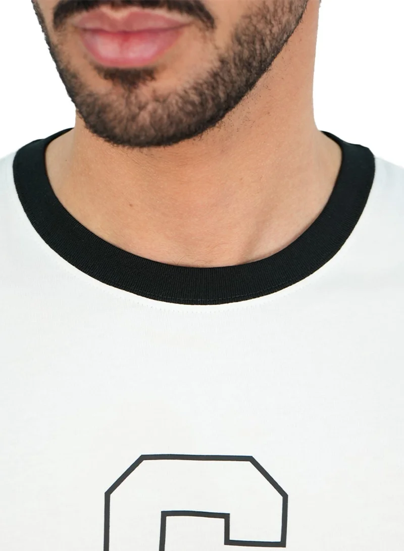 GIORDANO  Men's Slim Cotton Heritage Excellence Tee for Men | Best Price UAE