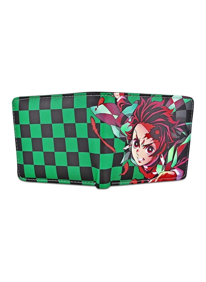 عام محفظة أنيمي قاتل الشياطين كامادو تانجيرو محفظة جلد صناعي رقيق للغاية ذات محفظة متعددة الأغراض - Image 4