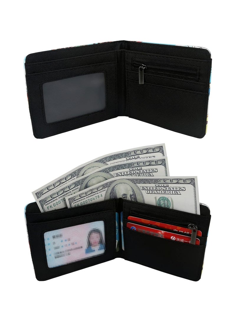 عام محفظة أنيمي قاتل الشياطين كامادو تانجيرو محفظة جلد صناعي رقيق للغاية ذات محفظة متعددة الأغراض - Image 5