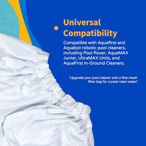 Blue Wave Aquafirst & Aquabot Pool Cleaner Replacement Filter Bag,White - Image 5