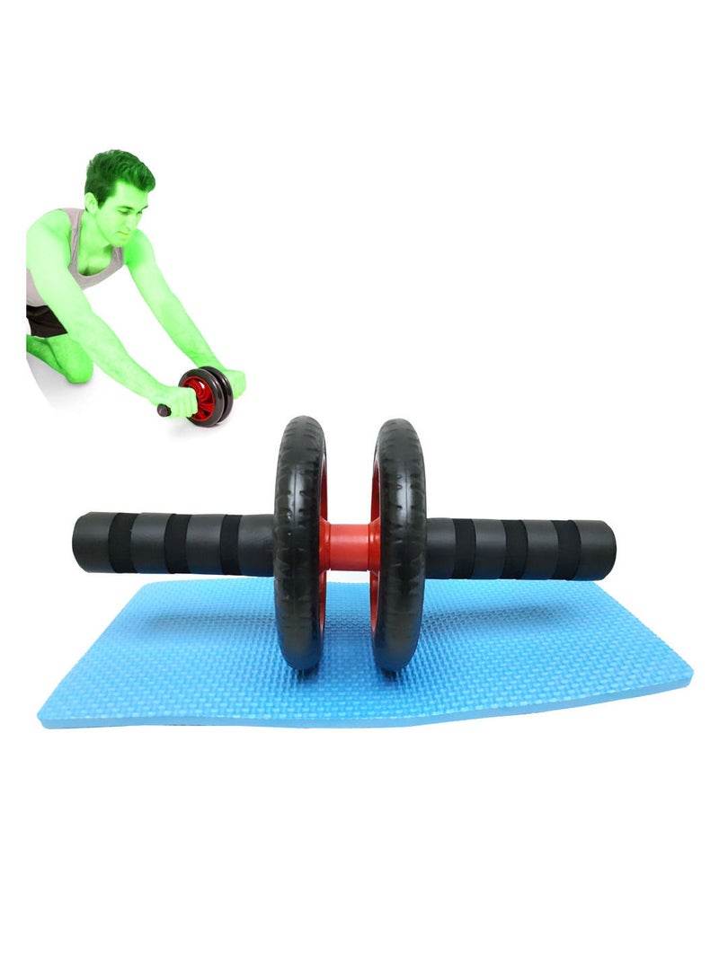 Spall Abs Workout Core Trainer Body Shape Training Abdominal Roller Exercise Wheel Fitness Equipment Double Wheel Abs Carver For Abs Workout - Image 1